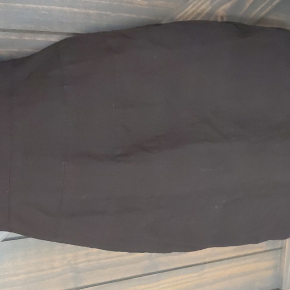 Pink Animal Print Dress with Black Skirt - Picture 3 of 5